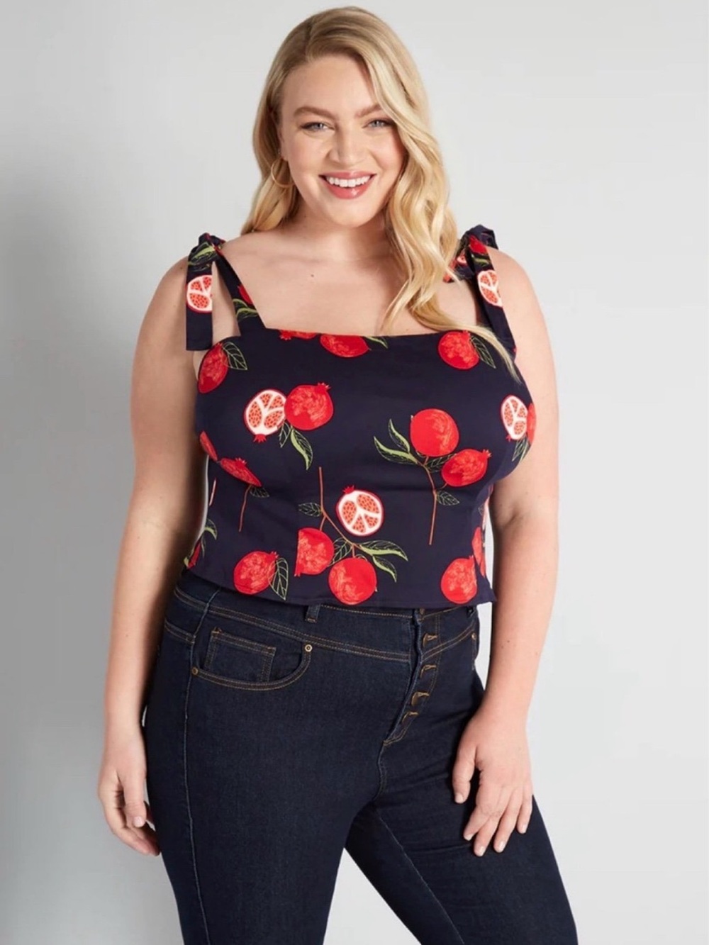 SALE! ModClothXCollectif Ylenia Pomegranate Top